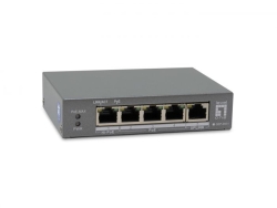 LevelOne PoE+Switch 3xGE PoE/1xHi-PoE 60W unmanaged Plastik