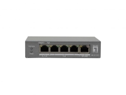 LevelOne PoE+Switch 3xGE PoE/1xHi-PoE 60W unmanaged Plastik