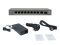 LevelOne PoE+Switch 8xGE PoE/1xGE/1xSFP 120W unmanag.Plastik