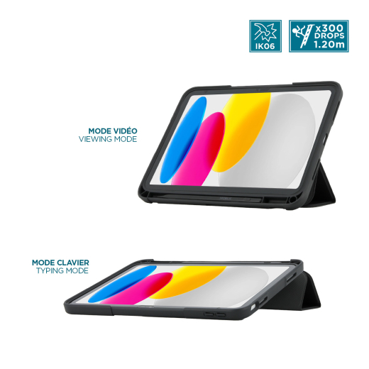 Mobilis Ultra Rugged Case iPad 11 2025 iPad 10.9 Black