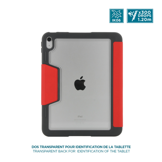 Mobilis Ultra Rugged Case iPad 11 2025 iPad 10.9 Red