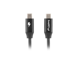 LANBERG USB-C M/M USB2 Kabel 1,0m QUICK CHARGE 4.0 schwarz