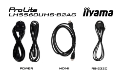 IIYAMA 139.0cm(55) LH5560UHS-B2AG 16:9 3xHDMI+2xUSB VA...