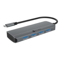 Dockingstation IcyBox 6 in 1 1xHDMI 4K60Hz, 4x USB-A