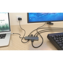Dockingstation IcyBox 6 in 1 1xHDMI 4K60Hz, 4x USB-A