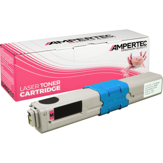 Ampertec Toner ersetzt Oki 44973534 magenta
