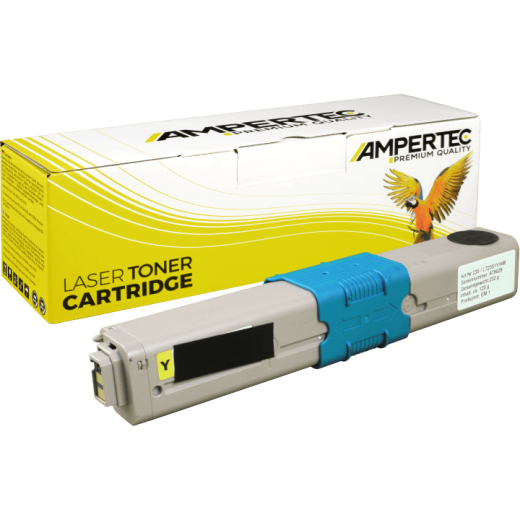 Ampertec Toner ersetzt Oki 44973533 yellow