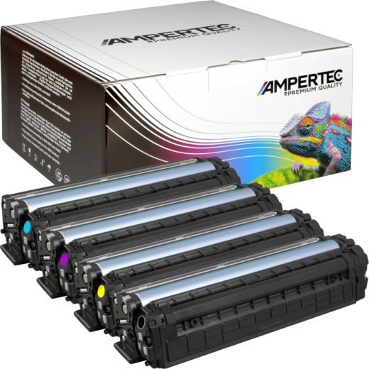 4 Ampertec Toner ersetzt HP CLT-504S KCMY SU400A Multipack KCMY