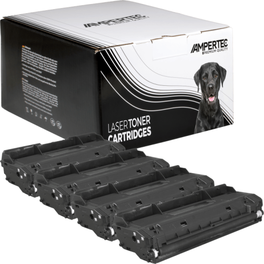 4 Ampertec Toner ersetzt HP MLT-D116L/ELS Multipack schwarz