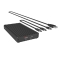 Geh. IcyBox USB 3.2 Gen2x2 Type-C 2-fach M.2 PCle NVMe