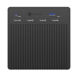 4 fach Clone und DockingStation IcyBox für M.2 NVME SSDs