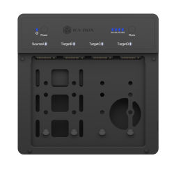 4 fach Clone und DockingStation IcyBox für M.2 NVME SSDs