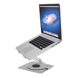 Notebookhalter IcyBox rotierend höhenverstellbar Aluminium