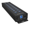 Hub 18+2 Port USB IcyBox 18x USB-A Daten Port