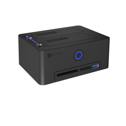 Docking- & Klonstation IcyBox HDD mit Kartenleser