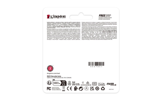 SSD 2TB Kingston M.2 PCI-E NVMe Gen4 NV3 2230 retail