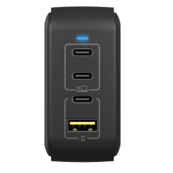 Ladegerät 4-Port IcyBox 100W GaN mit PD 3.0