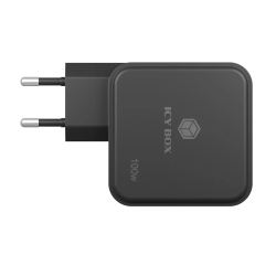 Ladegerät 4-Port IcyBox 100W GaN mit PD 3.0