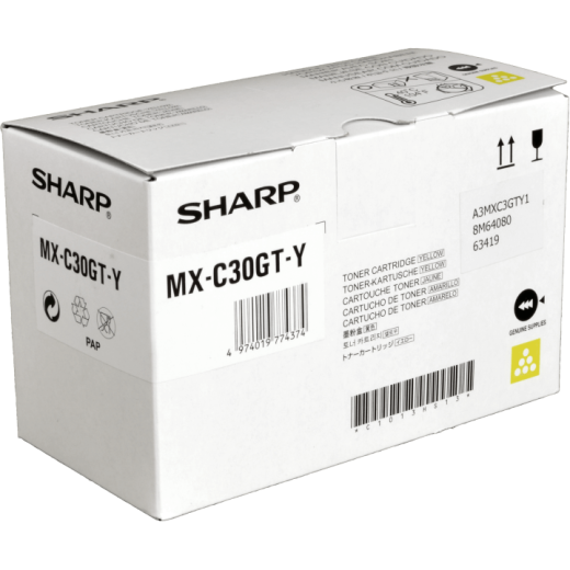 Sharp Toner MX-C30GTY yellow