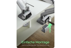 Monitorständer IcyBox 2 Monitore mit Tischhalterung