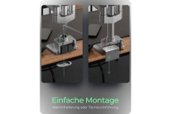 Monitorständer IcyBox 3 Monitore mit Tischhalterung