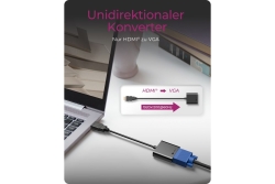 Adapter IcyBox HDMI A-Typ zu VGA