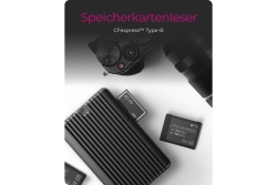 Geh.IcyBox M.2NVMe/SATA SSD mit CFexpress Type-B Kartenleser