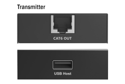 DIGITUS USB Extender 4xUSB-A 150m mit CAT6 schwarz