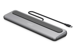 DIGITUS Docking USB-C->HDMI,DP,USBA,USBC,RJ45,PD silber