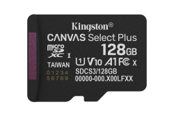 SD MicroSD Card 128GB Kingston SDXC Canvas+ Gen3 m.Adapter retail