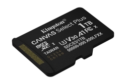 SD MicroSD Card 1TB Kingston SDXC Canvas+ Gen3 m.Adapter retail