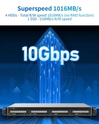 TERRAMASTER D4-320U, 4bay Gehäuse ,USB3.2 ,10Gbps...