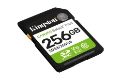 SD Card 256GB Kingston SDXC Canvas Plus Gen3 C10 retail