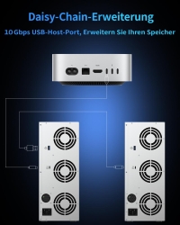 TERRAMASTER D9-320, 9bay Gehäuse, USB3.2, 10Gbps, Diskless