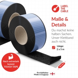 LTC Klettrolle Tough Tape Strap 5mx50mm...