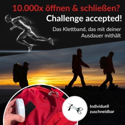 LTC Klettrolle Tough Tape Strap 5mx50mm Bündeln&Ordnen schw