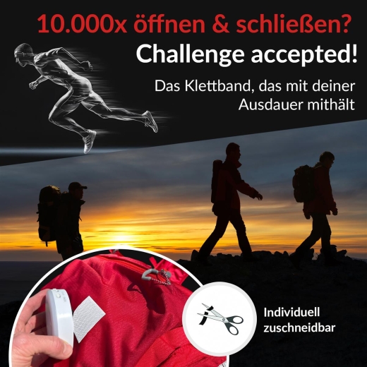 LTC Klettrolle Tough Tape Strap 5mx50mm Bündeln&Ordnen weiß