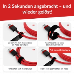 LTC Klettkabelbinder ProBasic50er Set z Bündeln & Ordnen sch