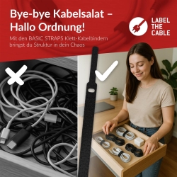 LTC Klettkabelbinder ProBasic50er Set z Bündeln & Ordnen sch