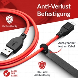 LTC Klettkabelbinder ProBasic50er Set z Bündeln & Ordnen sch