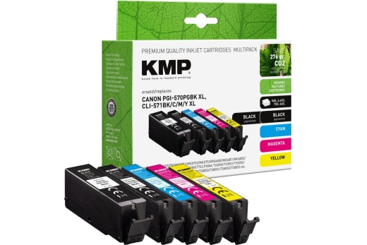 KMP Patrone Canon PGI-570/CLI-571 (0318C004) MultiPack remanufactured