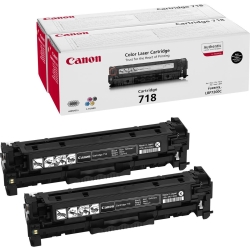 Toner Canon 718 BK 2-Pack black 6800 Seiten