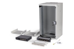DIGITUS Netzwerk-Set 254 mm (10) - 12HE, 315x300 mm (BxT)we
