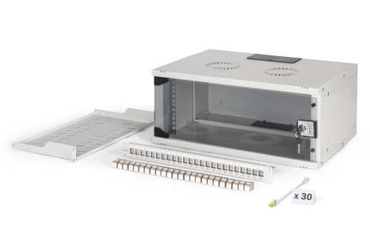 DIGITUS Netzwerk-Set 483 mm (19) - 4HE, 540x400 mm (BxT) we