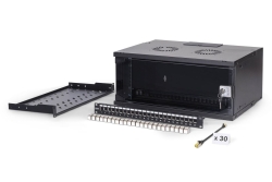 DIGITUS Netzwerk-Set 483 mm (19) - 4HE, 540x400 mm (BxT) sw