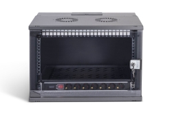 DIGITUS Netzwerk-Set 483 mm (19) - 7HE, 540x400 mm (BxT) sw