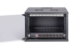 DIGITUS Netzwerk-Set 483 mm (19) - 7HE, 540x400 mm (BxT) sw