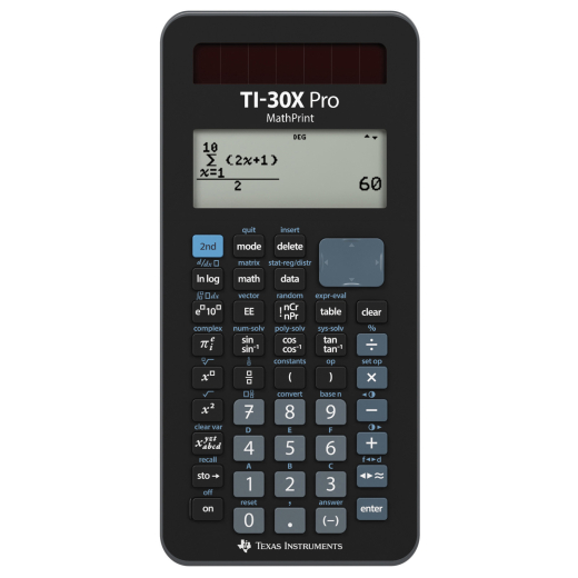 Texas Schulrechner TI-30 X Pro MathPrint Battery