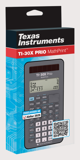 Texas Schulrechner TI-30 X Prio MathPrint Solar/ Battery