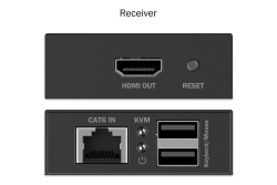 DIGITUS HDMI KVM Extender 4K/30Hz schwarz